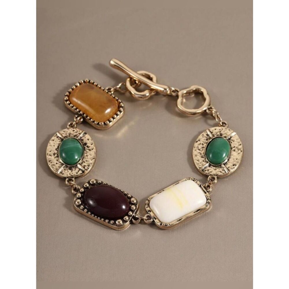 Boho stone bracelet S1379